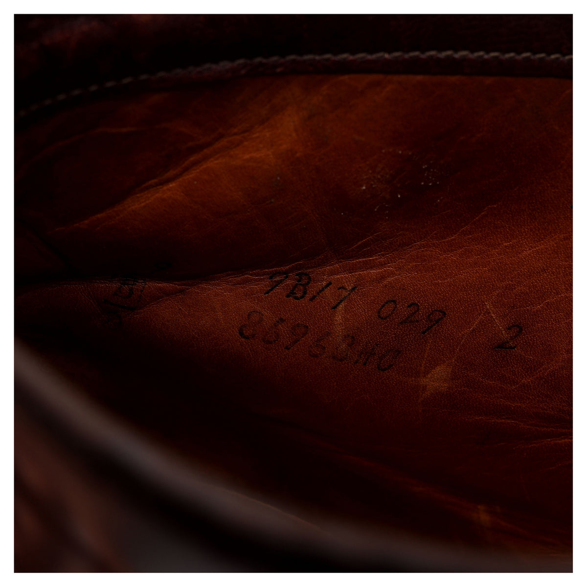&#39;86968HC&#39; Burgundy Cordovan Leather Indy Boots UK 8 US 9 D
