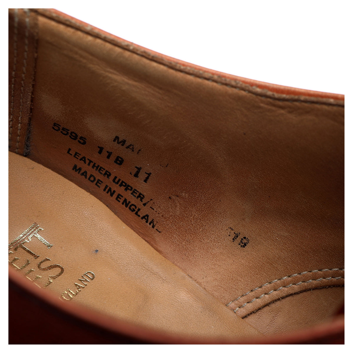 &#39;Malton&#39; Tan Brown Leather Oxford UK 11 E
