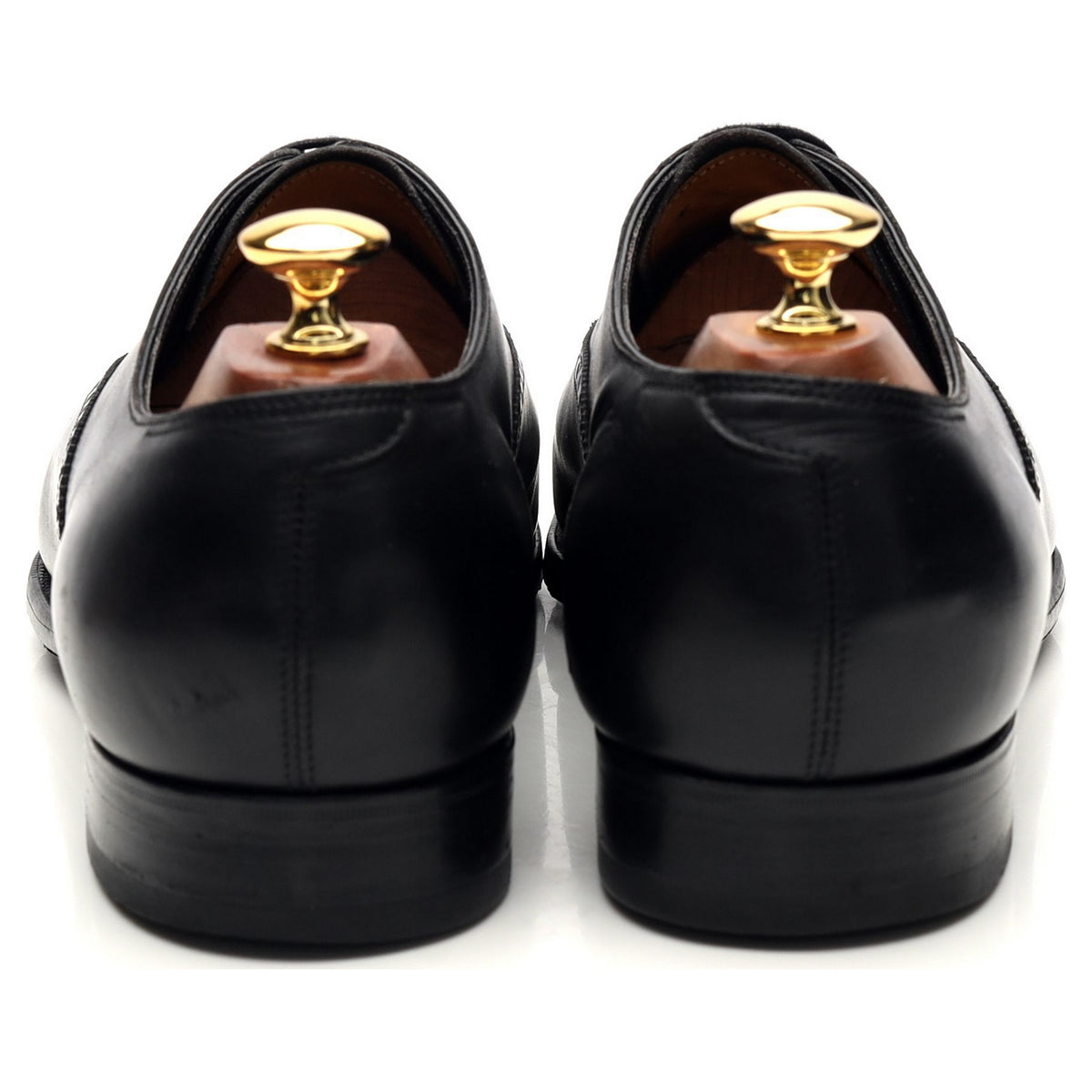 &#39;Asquith&#39; Black Leather Oxford Brogues UK 9.5 E