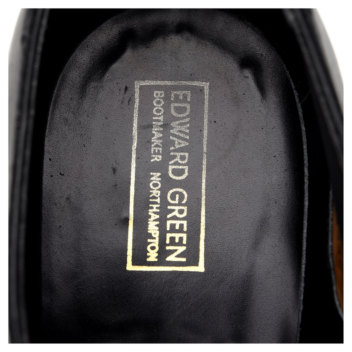 &#39;Asquith&#39; Black Leather Oxford Brogues UK 9.5 E