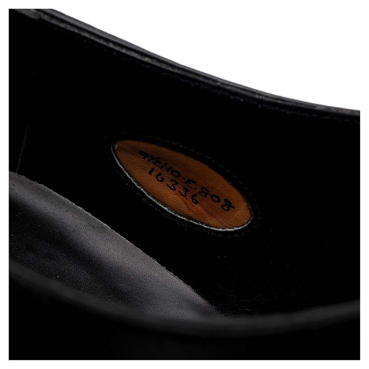&#39;Asquith&#39; Black Leather Oxford Brogues UK 9.5 E