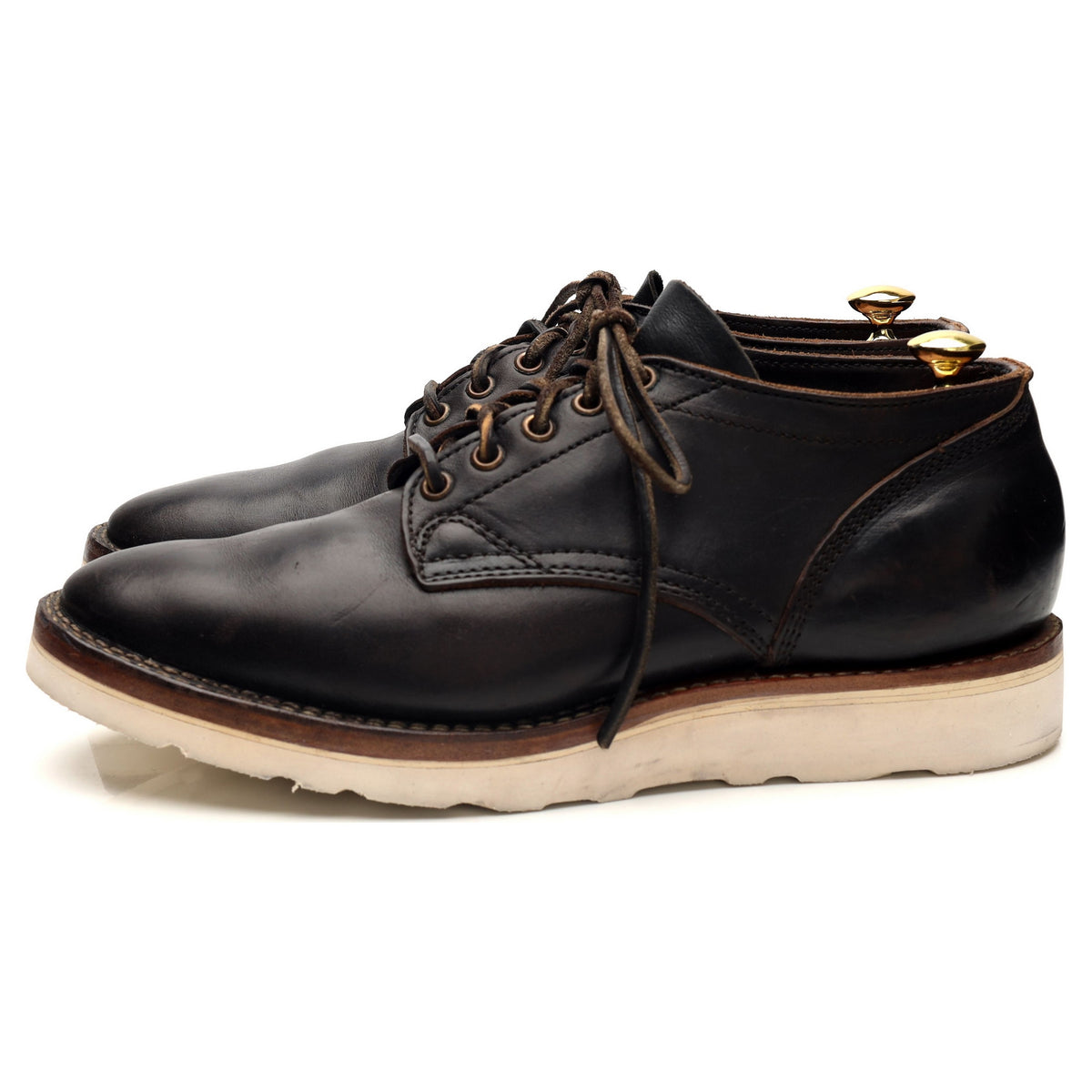 Dark Brown Leather Derby UK 9.5