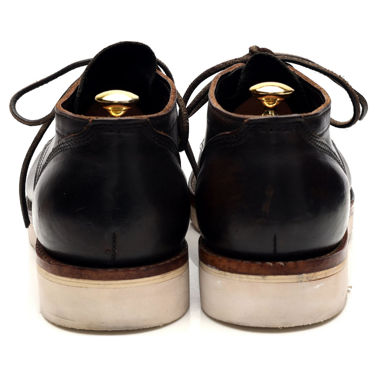 Dark Brown Leather Derby UK 9.5