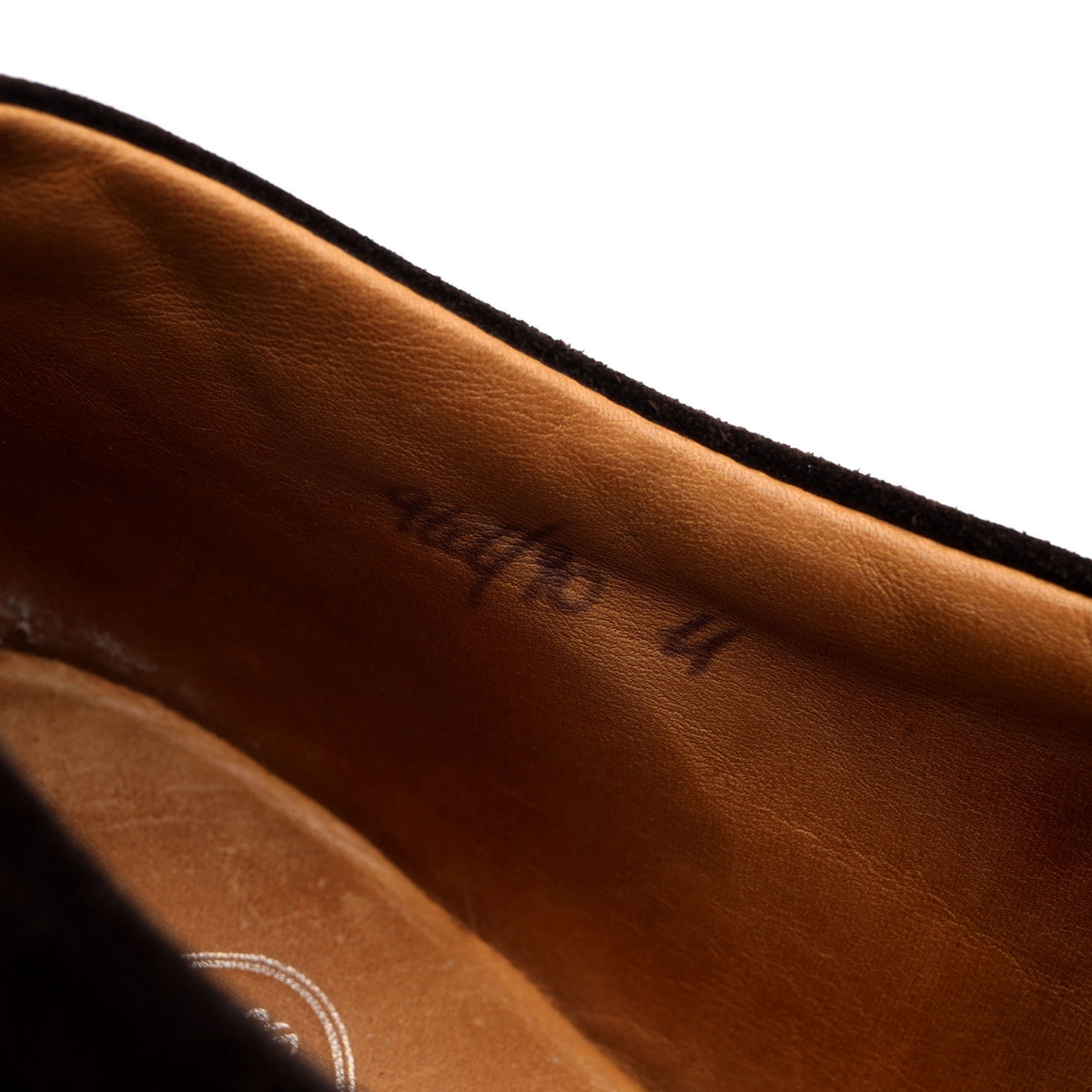&#39;Epsom&#39; Dark Brown Suede Sneakers UK 11 F