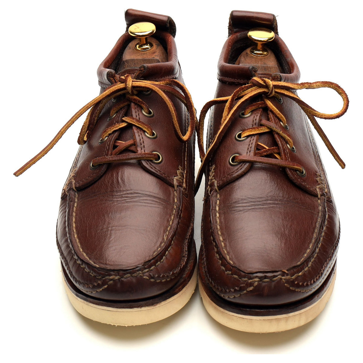 &#39;Maine Guide&#39; Brown Leather Chukka Boots UK 8