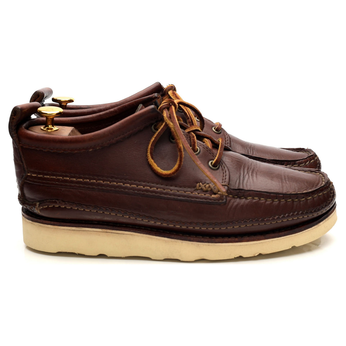 &#39;Maine Guide&#39; Brown Leather Chukka Boots UK 8