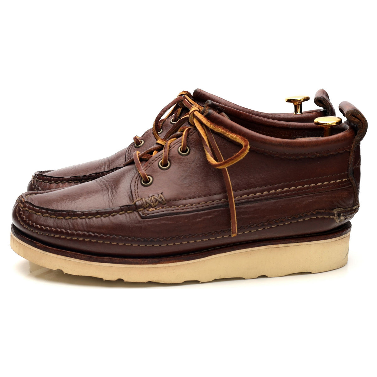 &#39;Maine Guide&#39; Brown Leather Chukka Boots UK 8