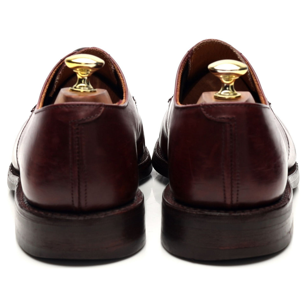 Burgundy Leather Derby UK 7.5