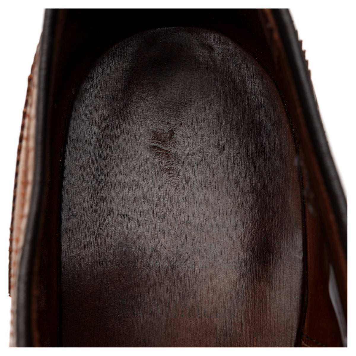 &#39;Cambridge&#39; Tan Brown Leather Oxford Brogues UK 10.5 US 11.5 D