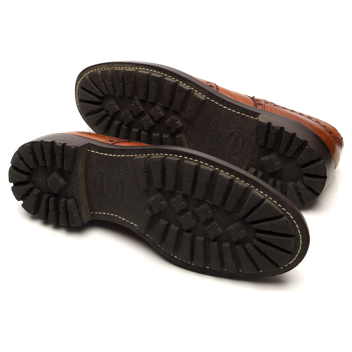&#39;Bonham&#39; Tan Brown Derby Brogues UK 9.5 F