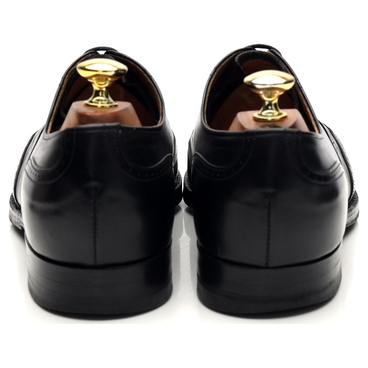 &#39;Thurlow&#39; Black Leather Oxford Brogues UK 8 F