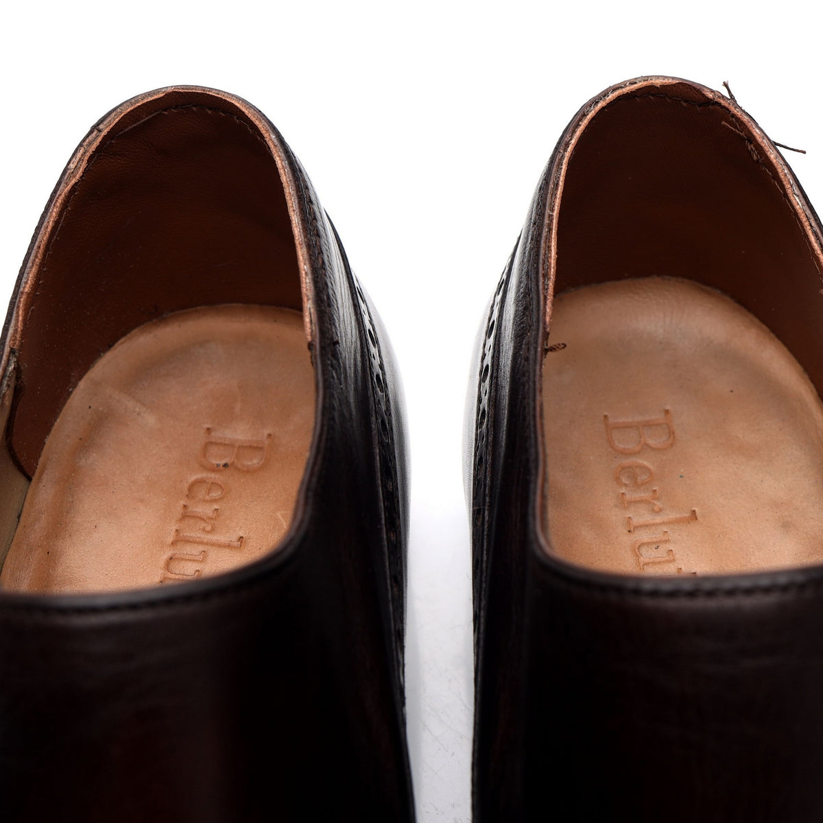 Dark Brown Leather Monk Strap UK 8.5