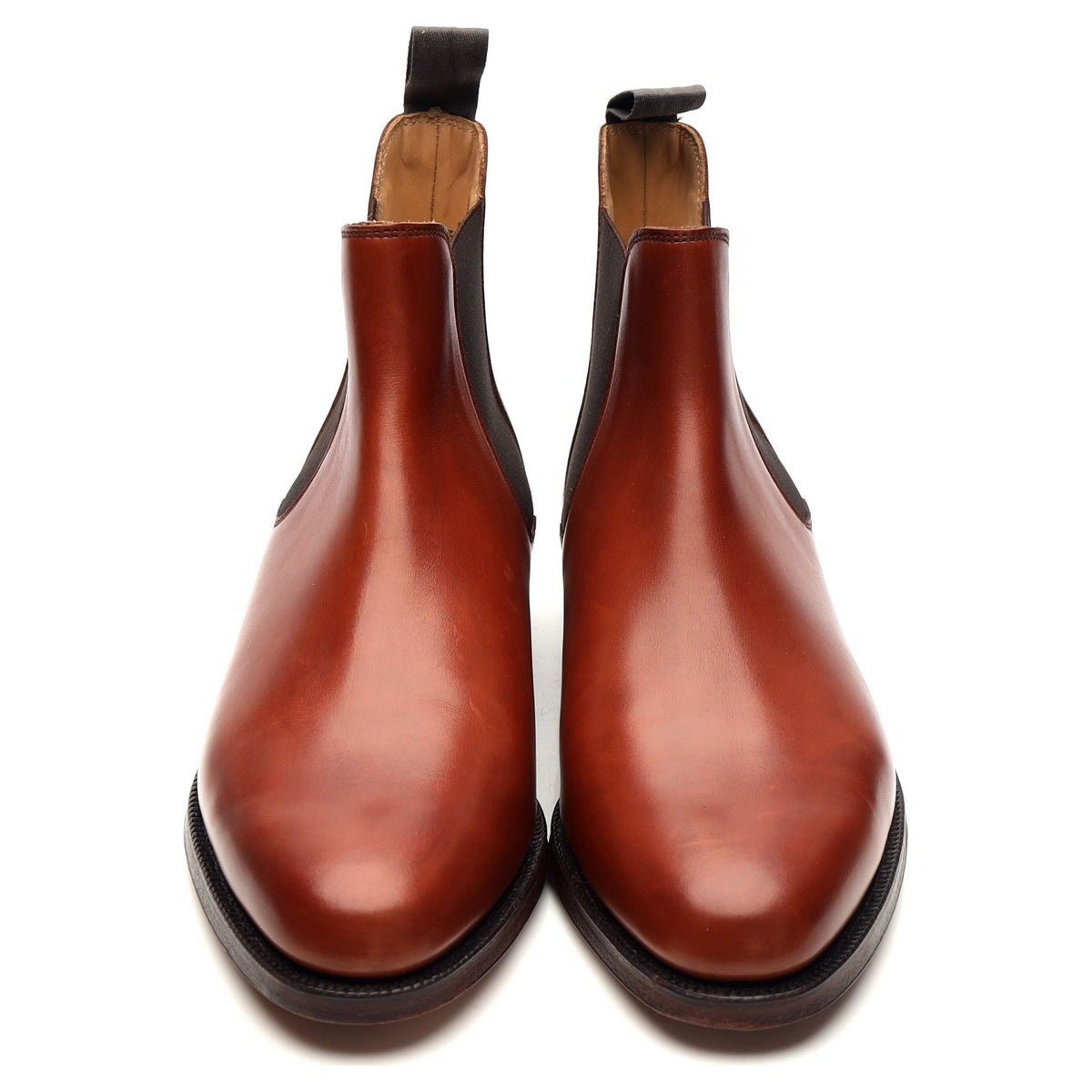 &#39;Bingham 2&#39; Tan Brown Leather Chelsea Boots UK 7.5 E