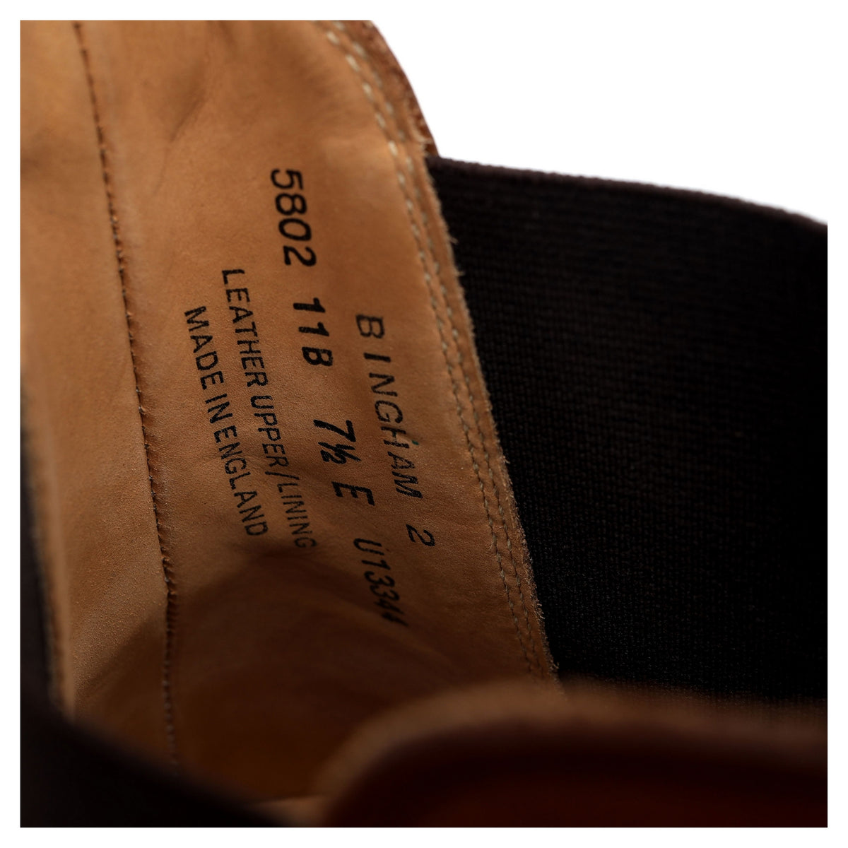 &#39;Bingham 2&#39; Tan Brown Leather Chelsea Boots UK 7.5 E