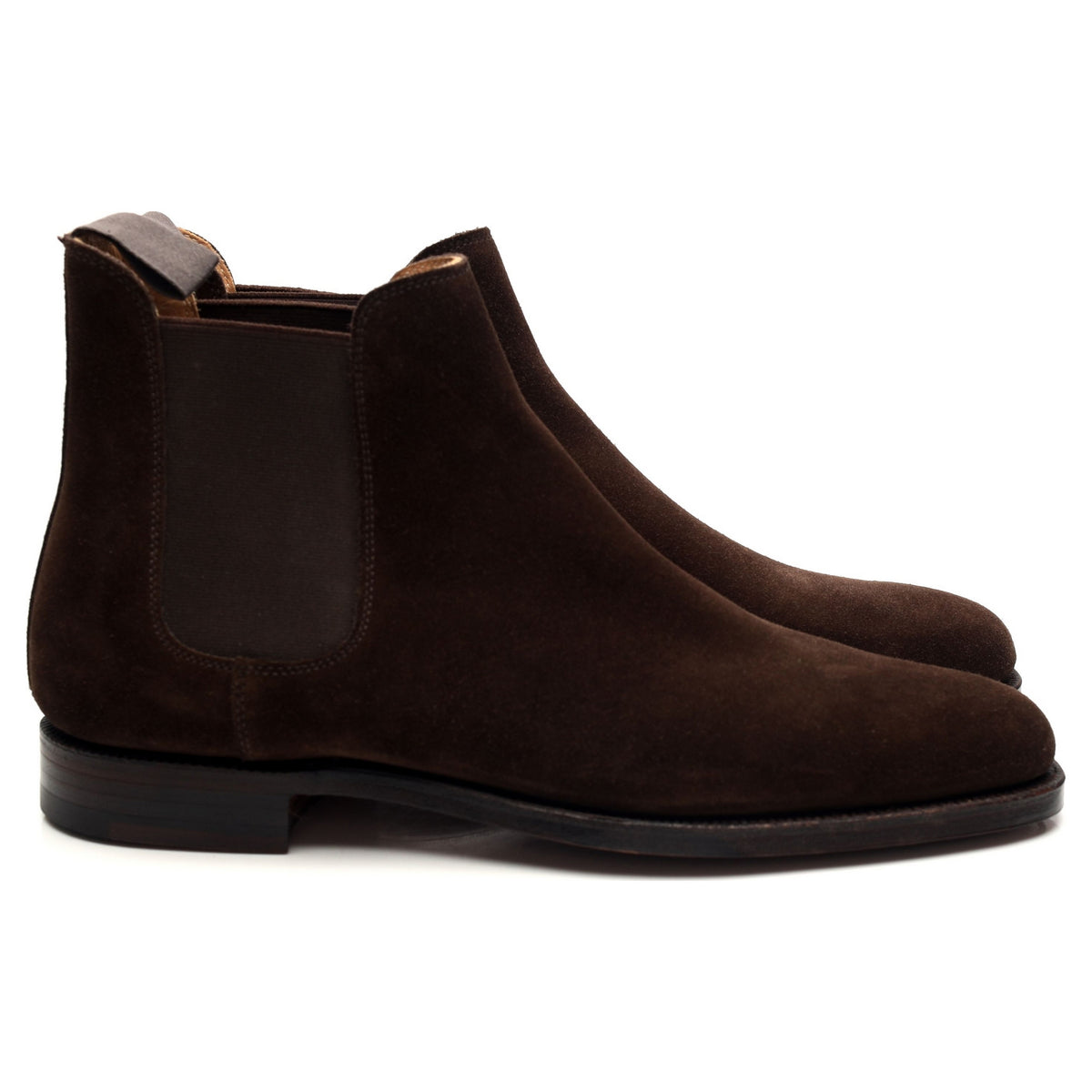 &#39;Bingham&#39; Dark Brown Suede Chelsea Boots UK 7.5 E