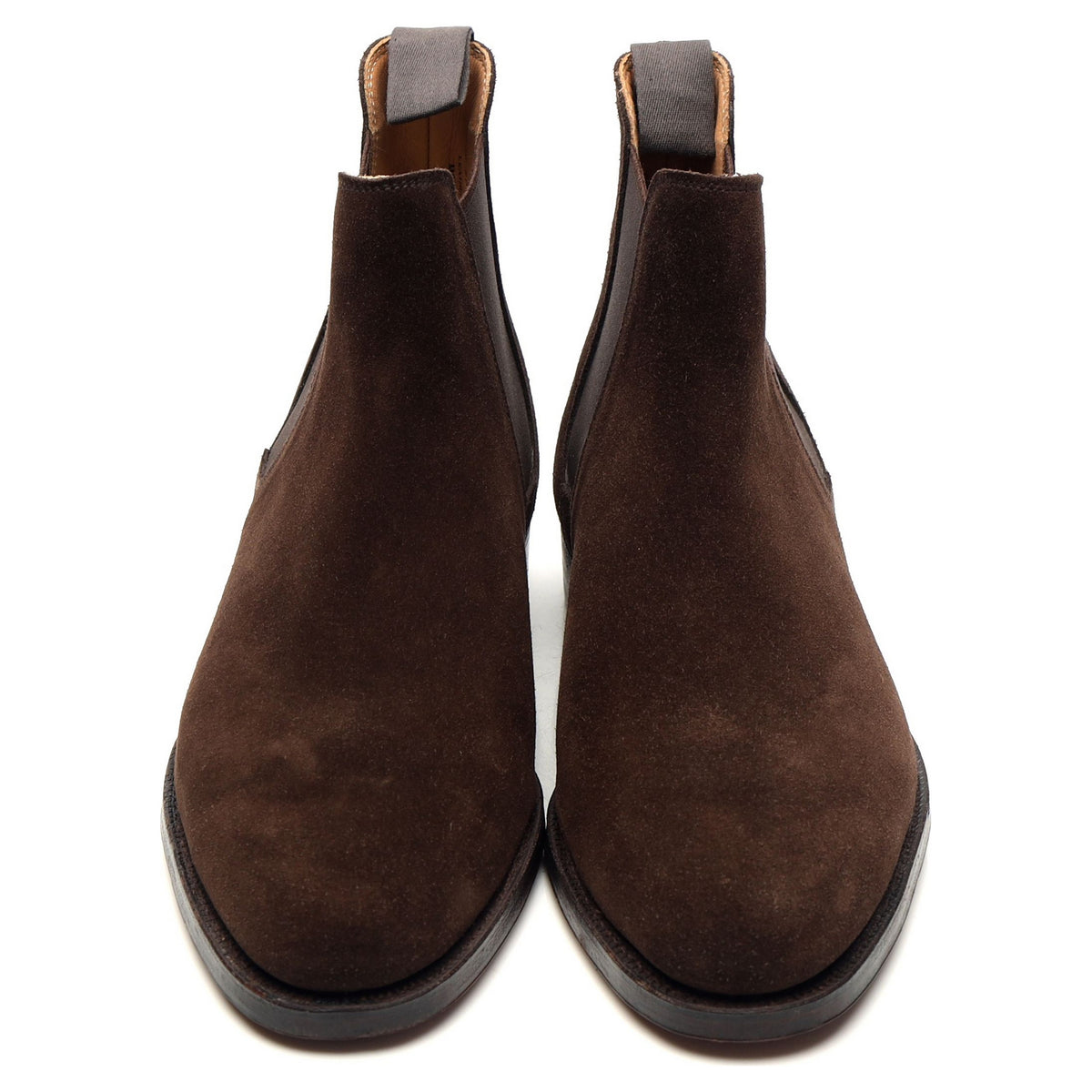 &#39;Bingham&#39; Dark Brown Suede Chelsea Boots UK 7.5 E