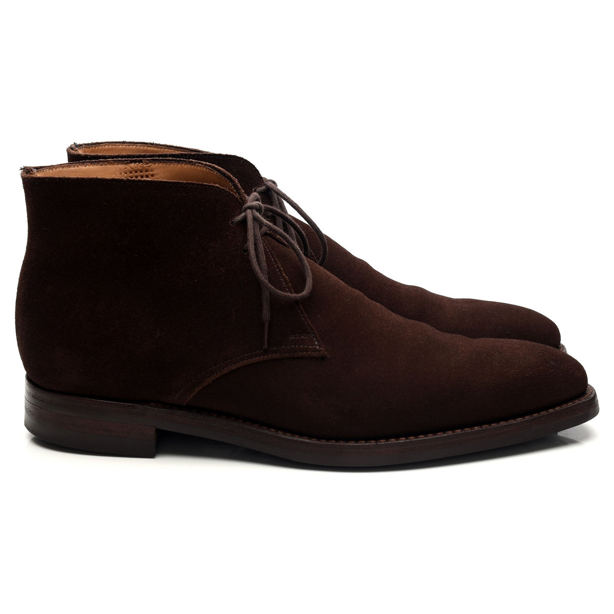 &#39;Tetbury&#39; Dark Brown Suede Chukka Boots UK 6.5 E