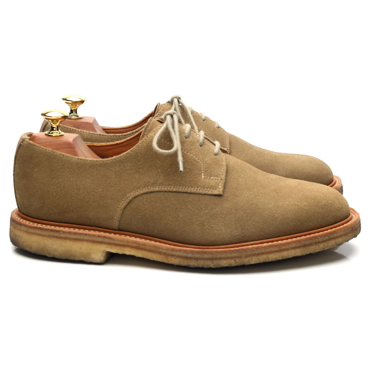 &#39;Archie&#39; Sand Suede Derby UK 7.5