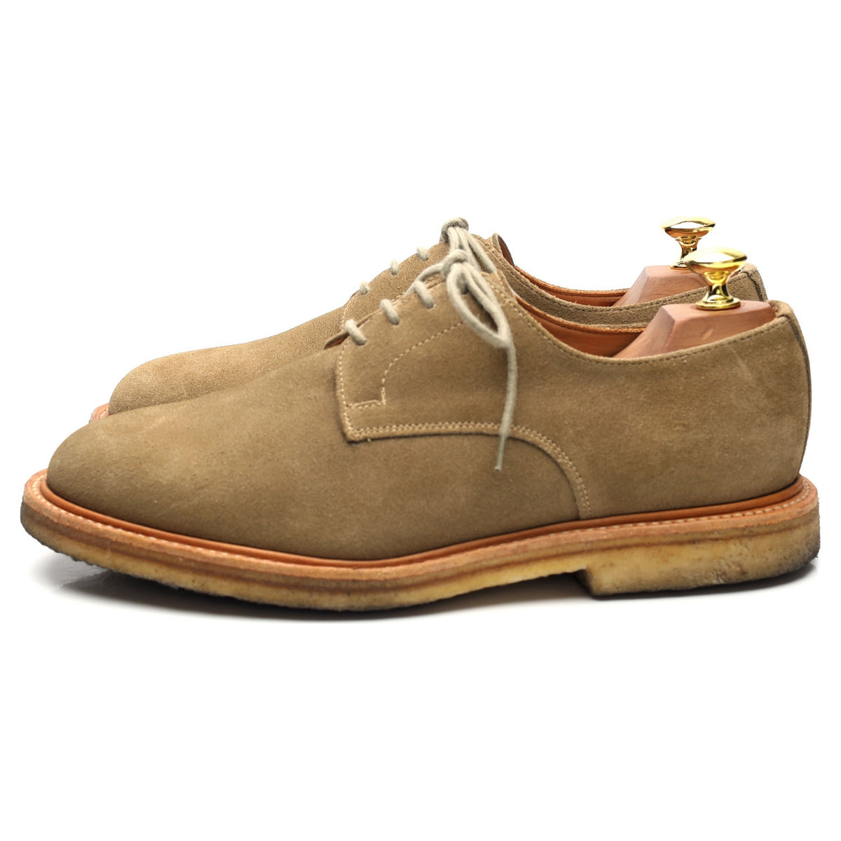 &#39;Archie&#39; Sand Suede Derby UK 7.5