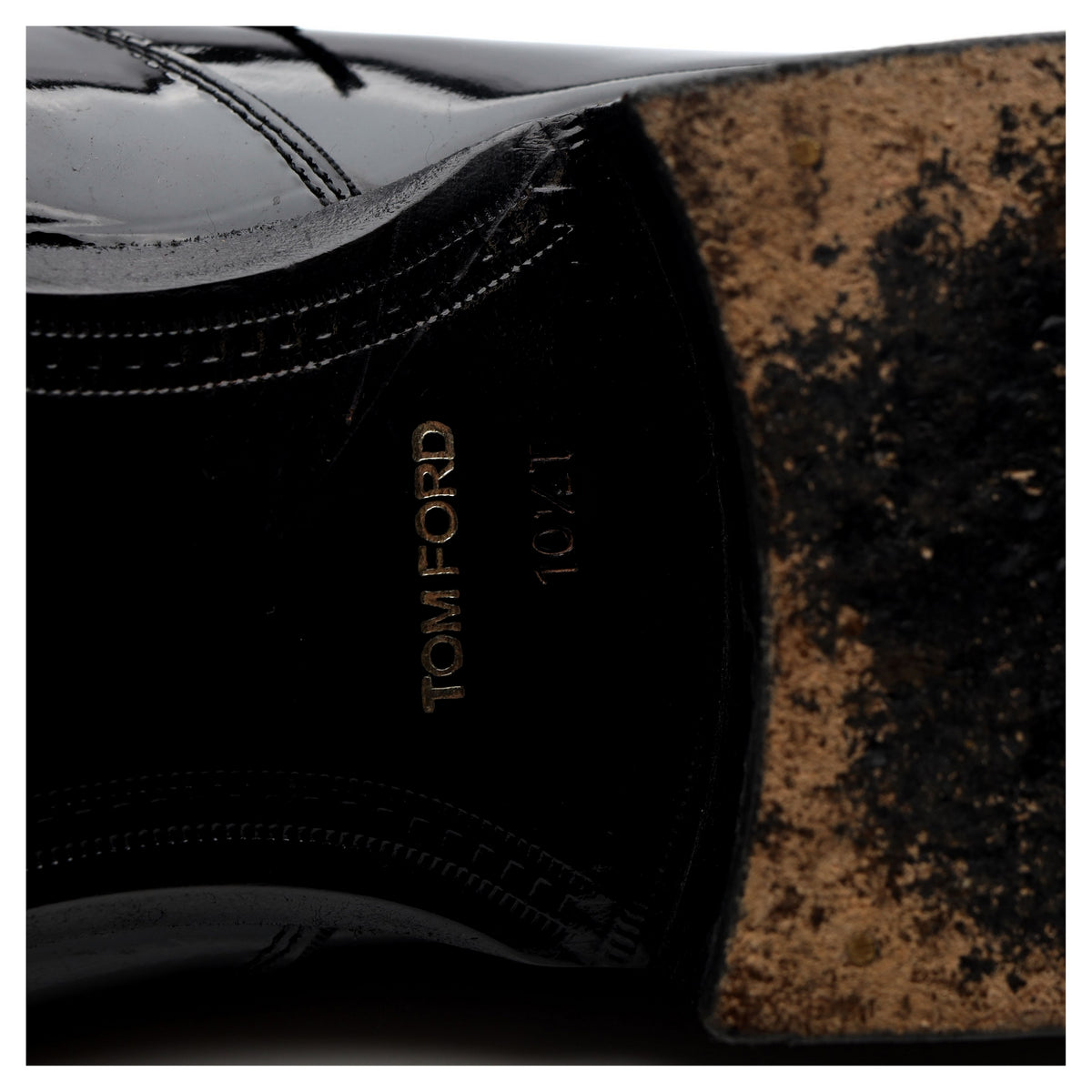 &#39;Gianni&#39; Black Patent Leather Oxford UK 9.5 US 10.5