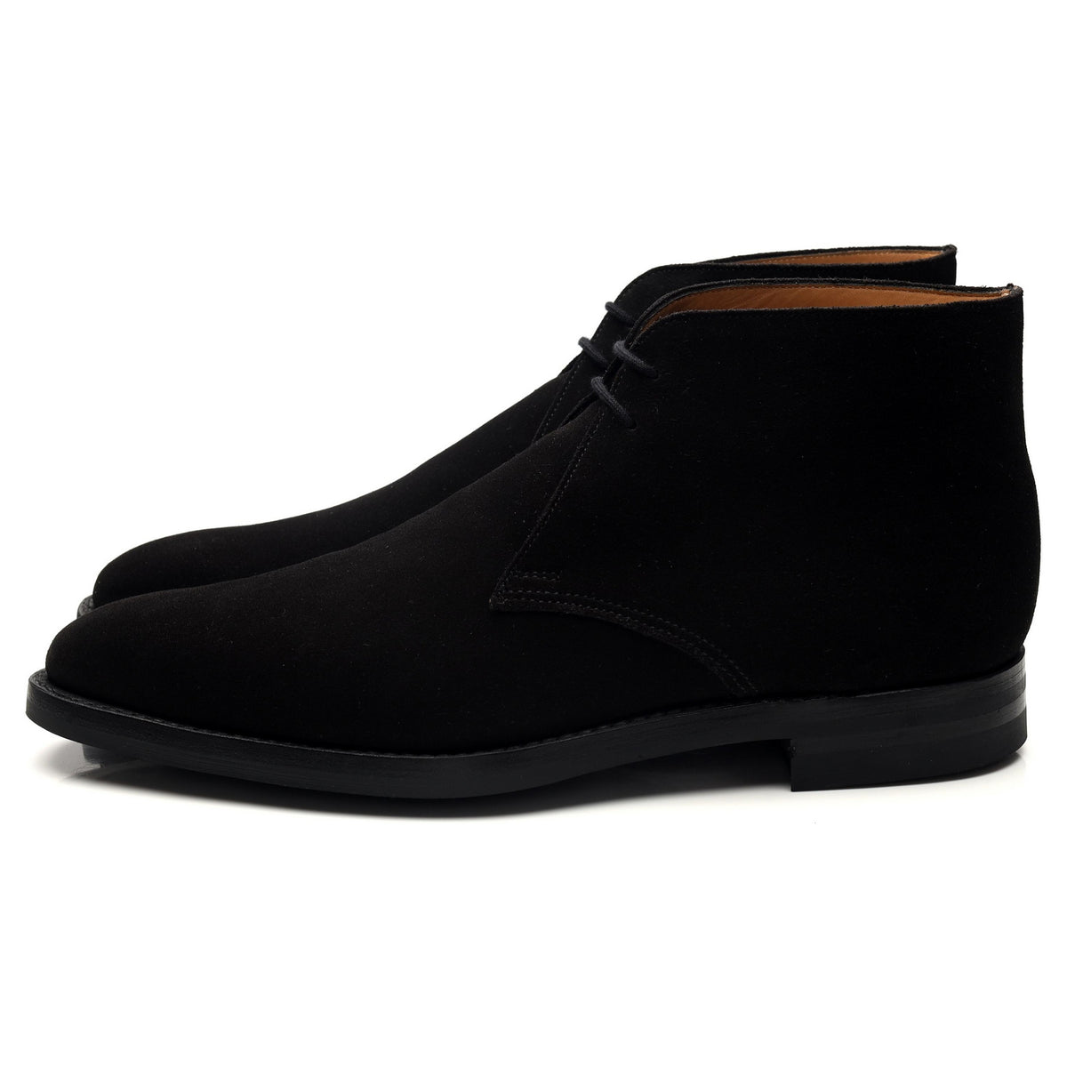 &#39;Tetbury&#39; Black Suede Chukka Boots UK 7 E