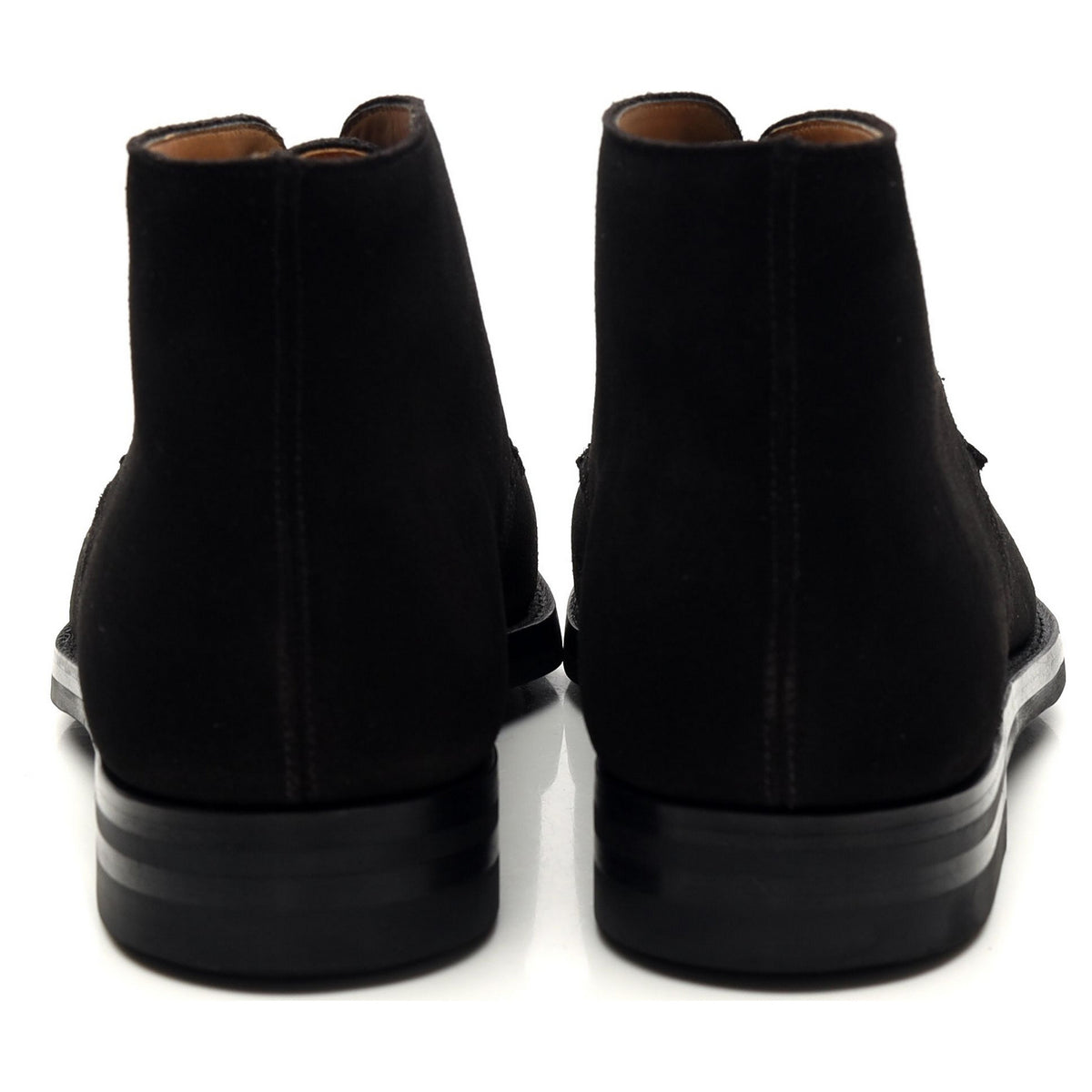 &#39;Tetbury&#39; Black Suede Chukka Boots UK 7 E