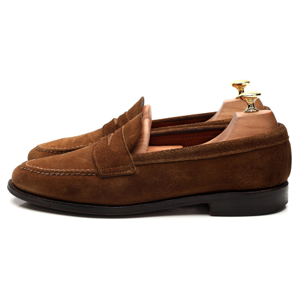 &#39;62437&#39; Snuff Brown Suede Loafer UK 9.5 US 10 D