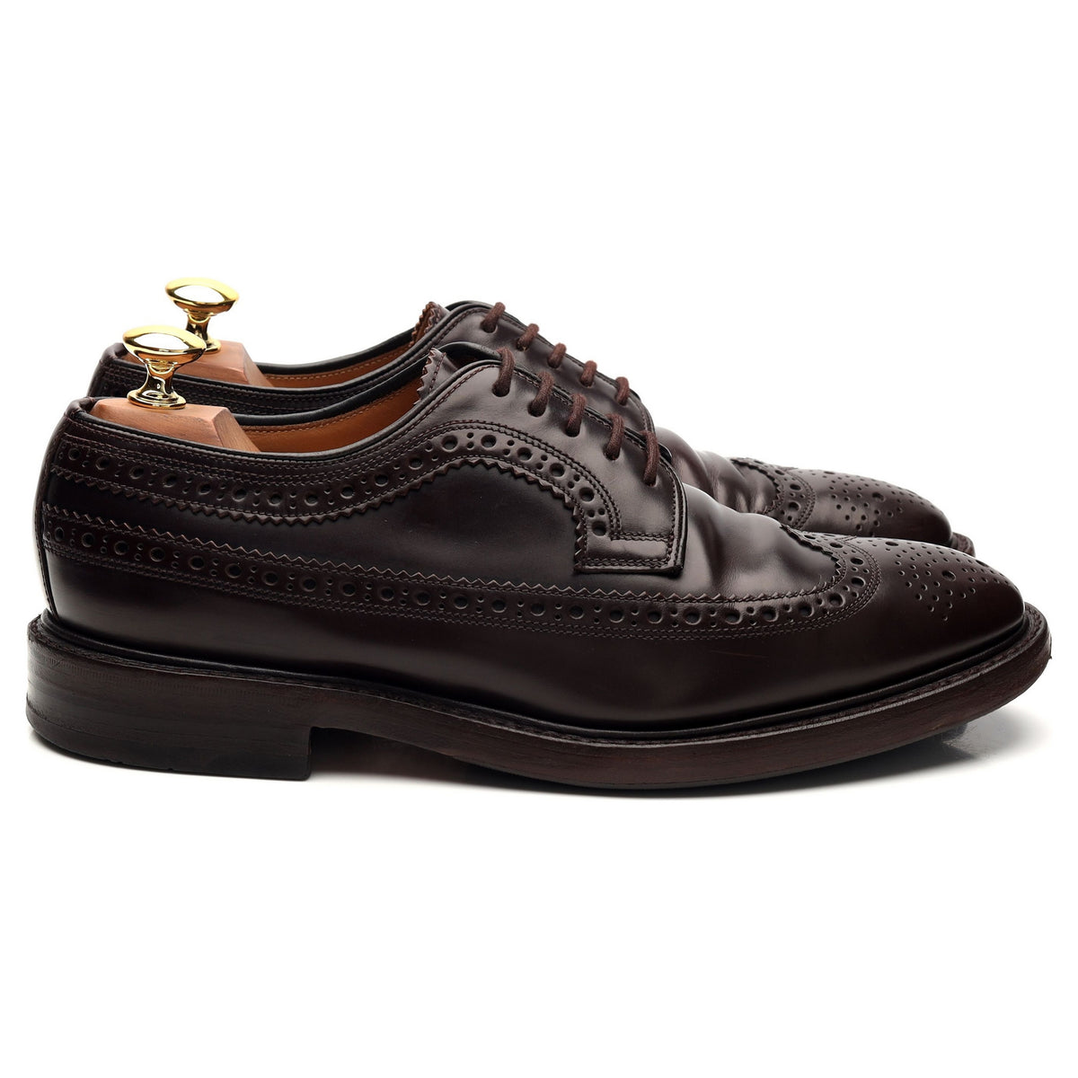 &#39;Royal Brogue&#39; Dark Brown Leather Derby Brogue UK 6.5 F