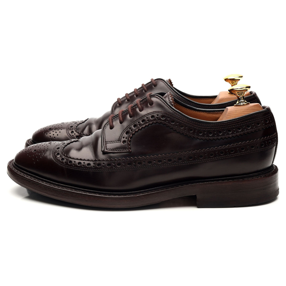 &#39;Royal Brogue&#39; Dark Brown Leather Derby Brogue UK 6.5 F