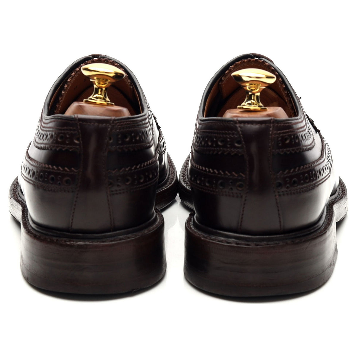 &#39;Royal Brogue&#39; Dark Brown Leather Derby Brogue UK 6.5 F