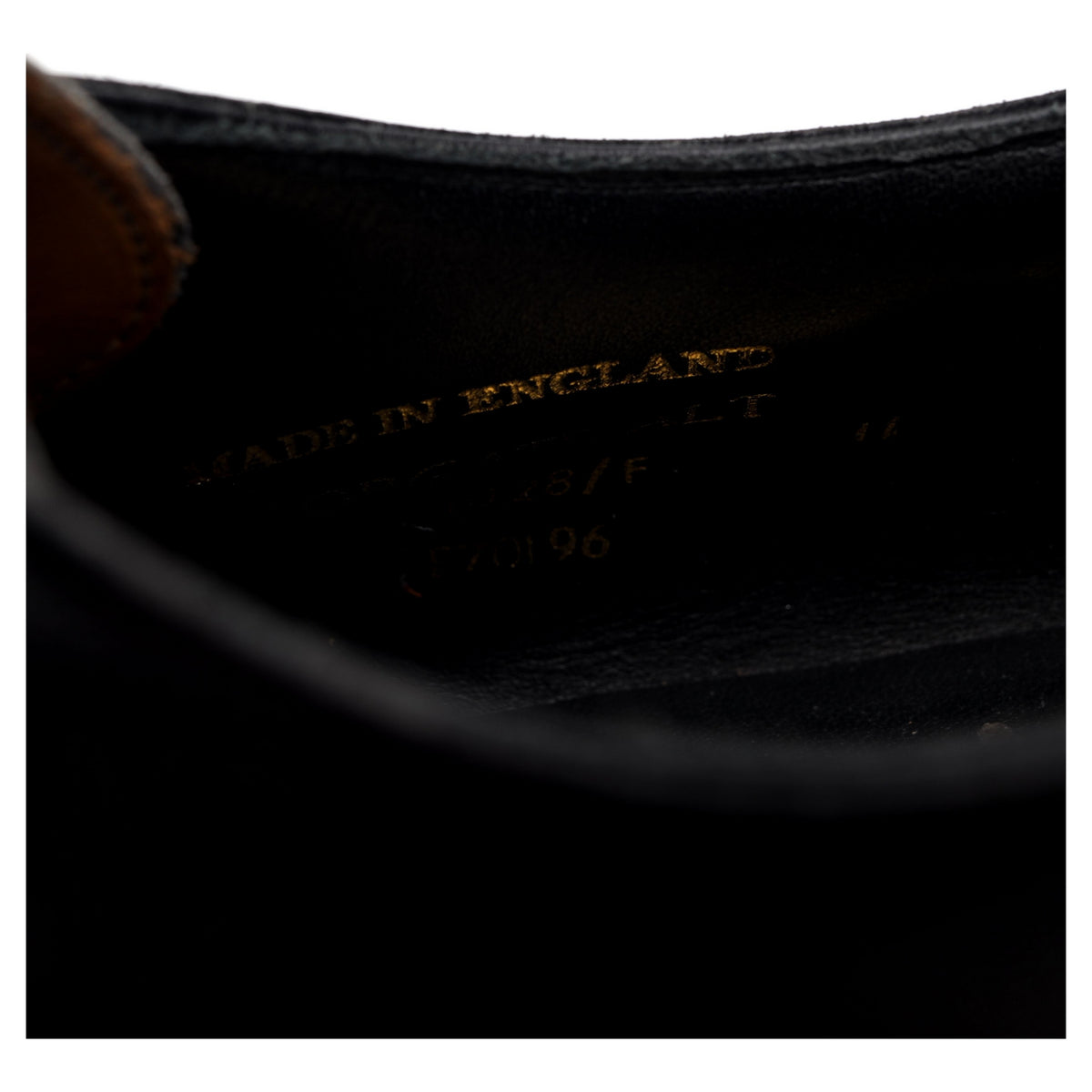 &#39;Moorgate&#39; Black Leather Monk Strap UK 11 F