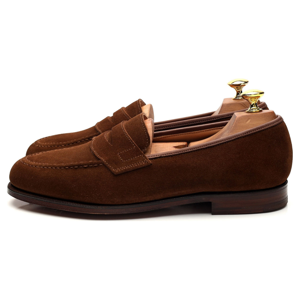 Shipton &amp; Heneage &#39;Wilton&#39; Brown Suede Loafer UK 7.5 G