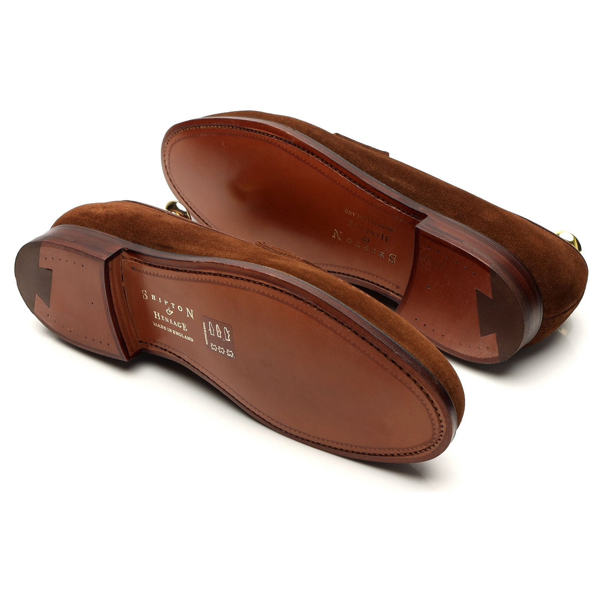 Shipton &amp; Heneage &#39;Wilton&#39; Brown Suede Loafer UK 7.5 G