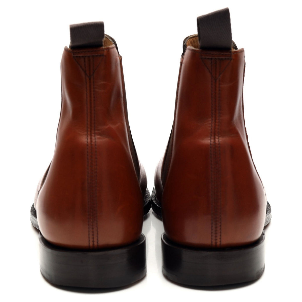 &#39;Houston&#39; Tan Brown Leather Chelsea Boot UK 7 G