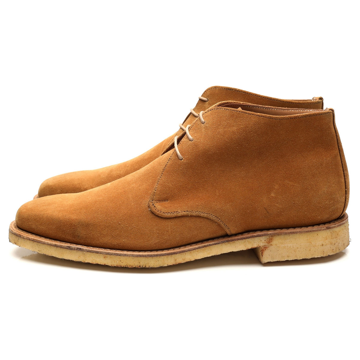 &#39;Scott&#39; Tan Brown Suede Chukka Boot UK 7.5 F