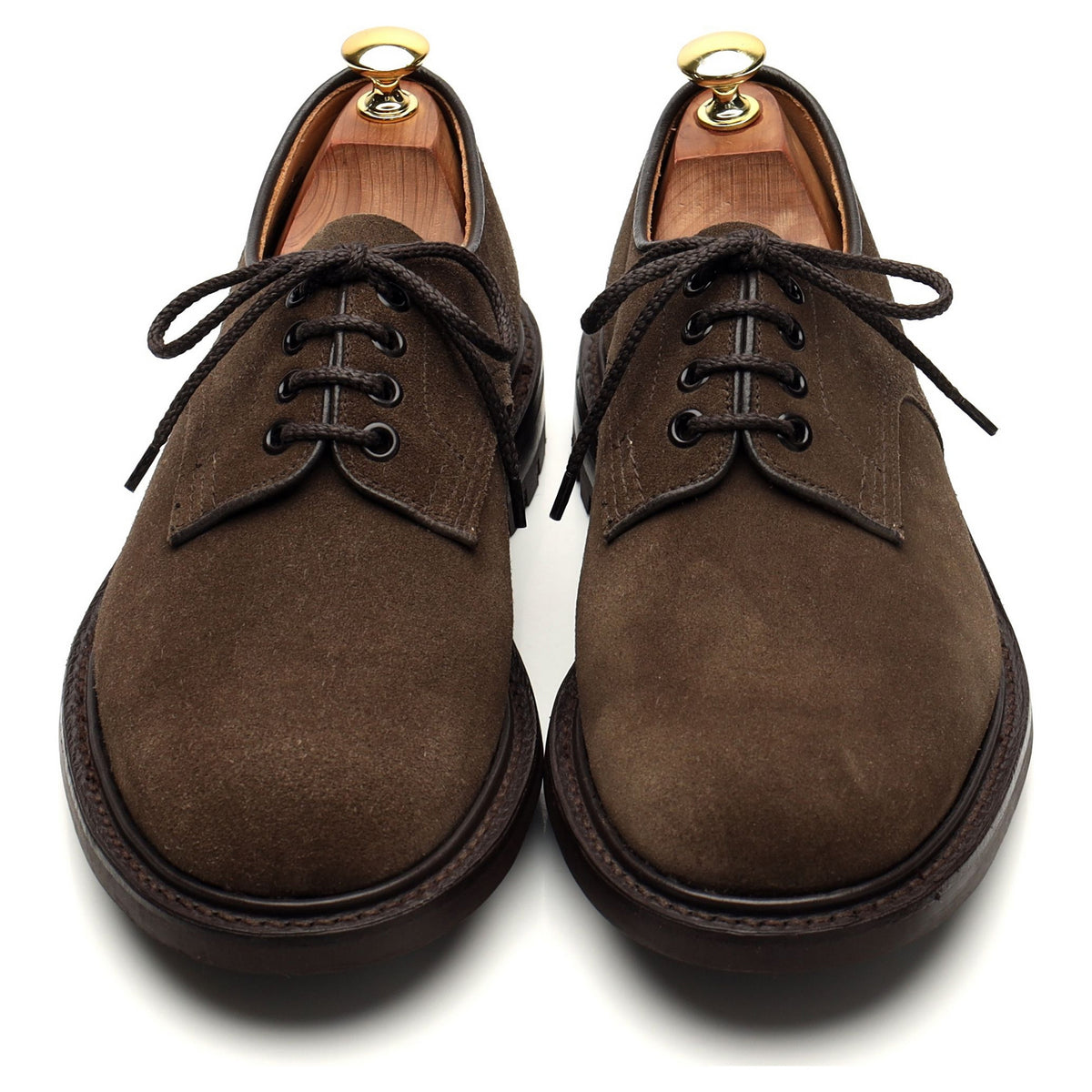 &#39;Daniel&#39; Dark Brown Suede Derby UK 8