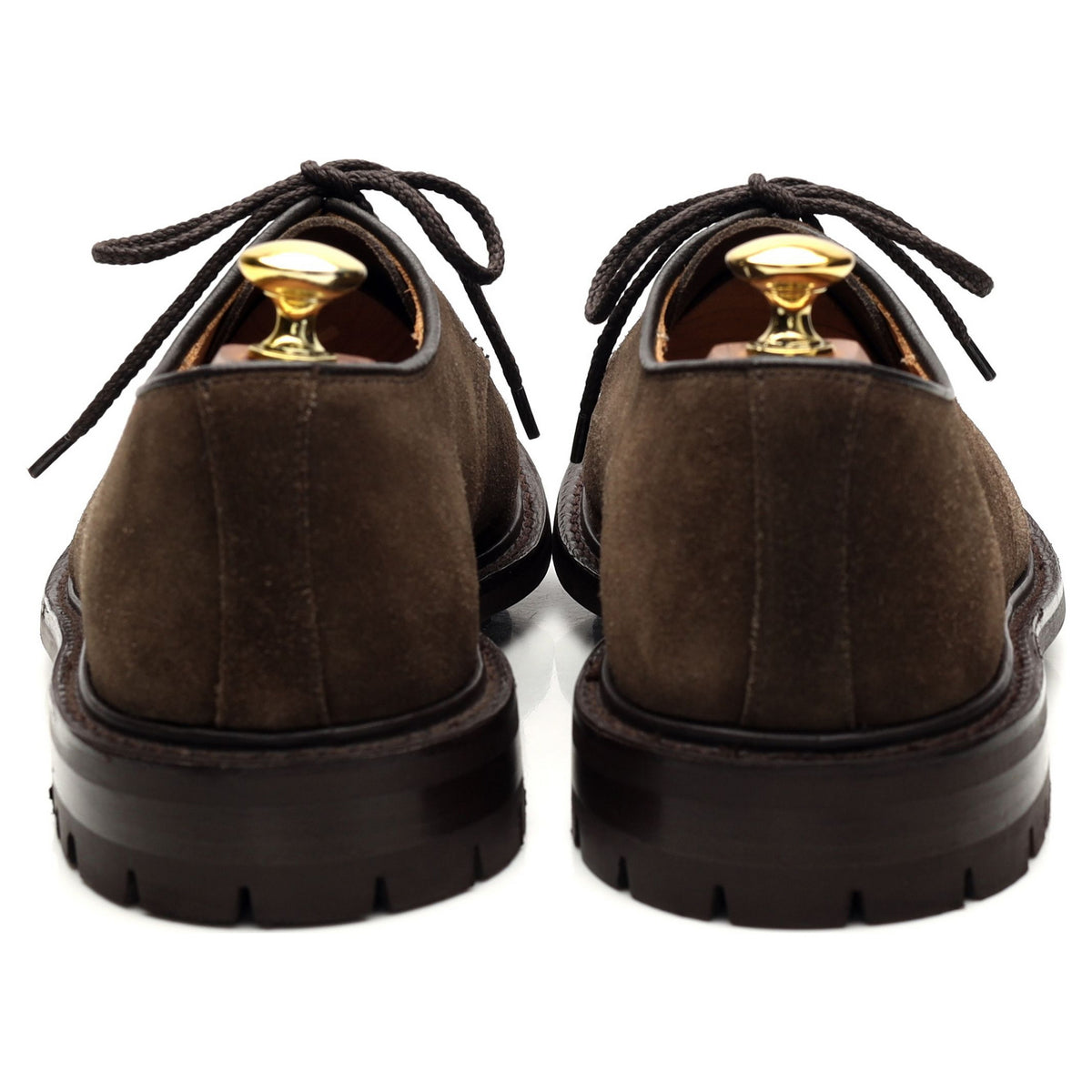 &#39;Daniel&#39; Dark Brown Suede Derby UK 8