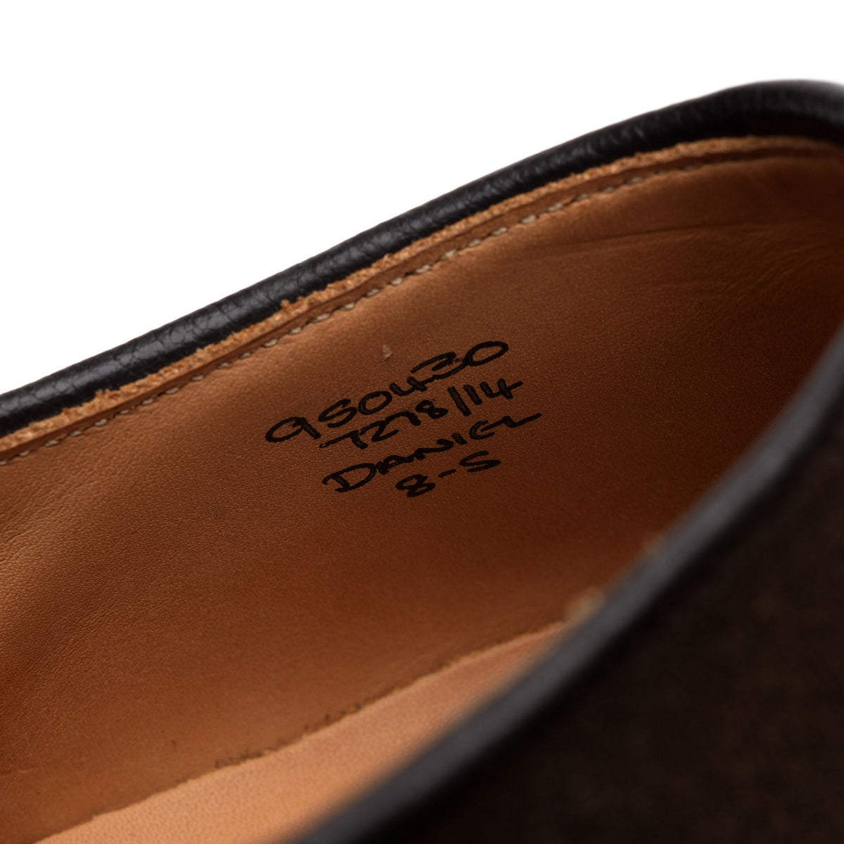 &#39;Daniel&#39; Dark Brown Suede Derby UK 8