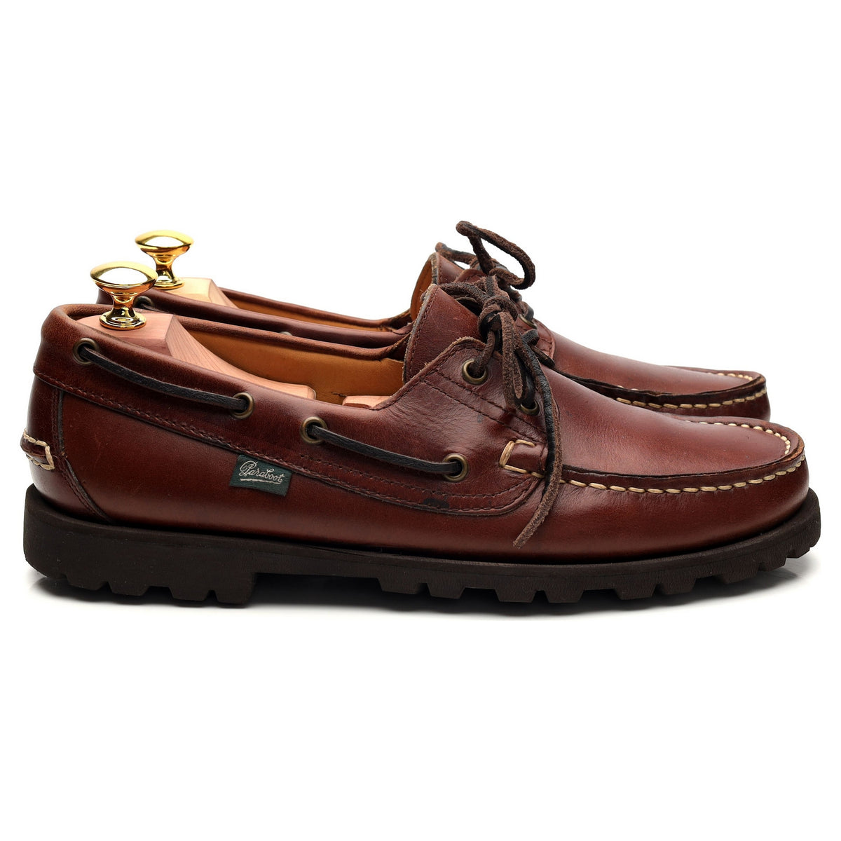 Brown Leather Boat Shoes UK 7.5