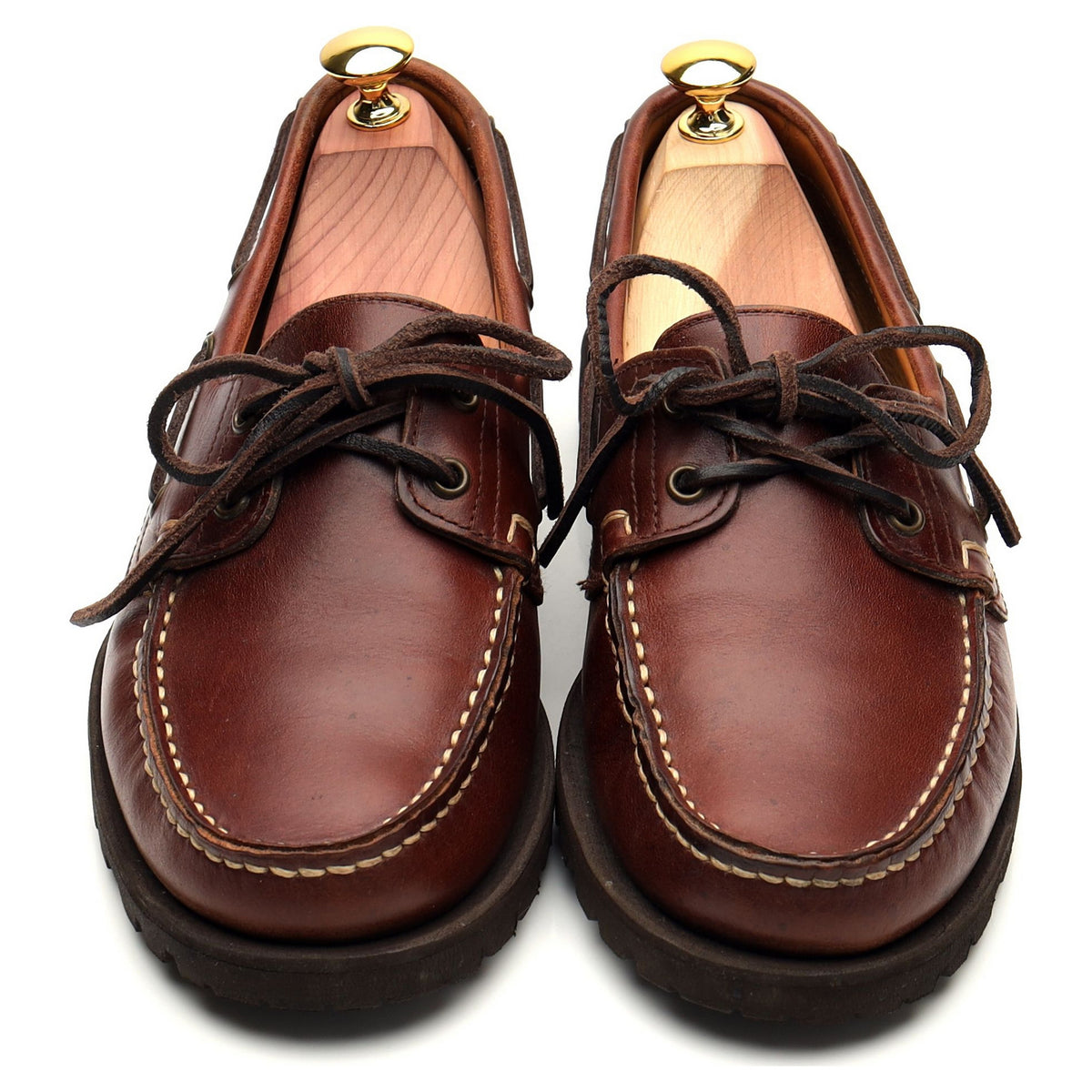 Brown Leather Boat Shoes UK 7.5