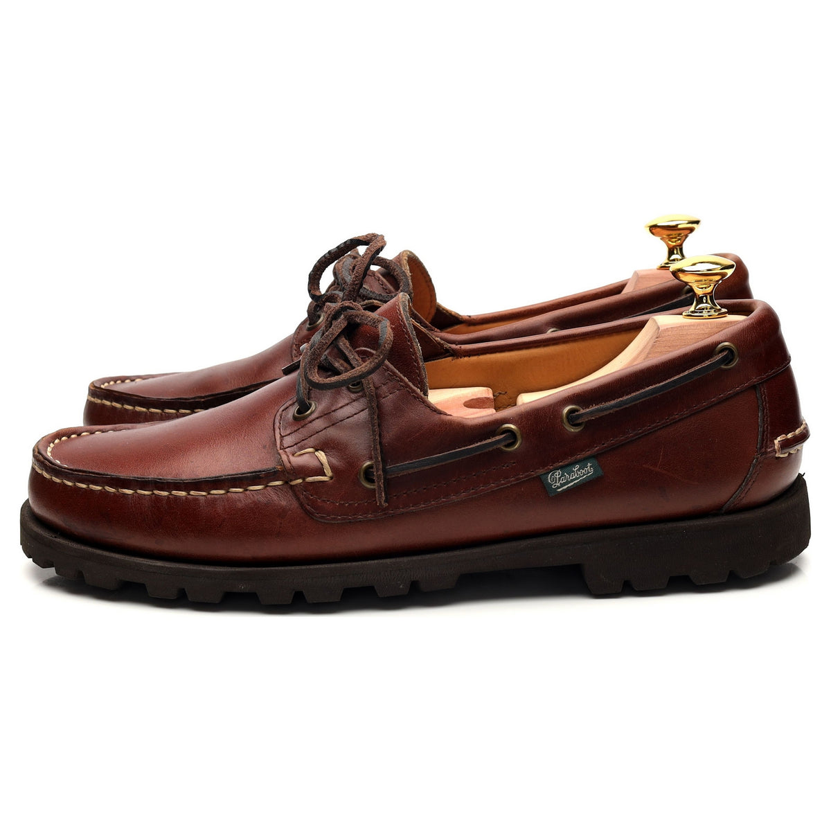 Brown Leather Boat Shoes UK 7.5