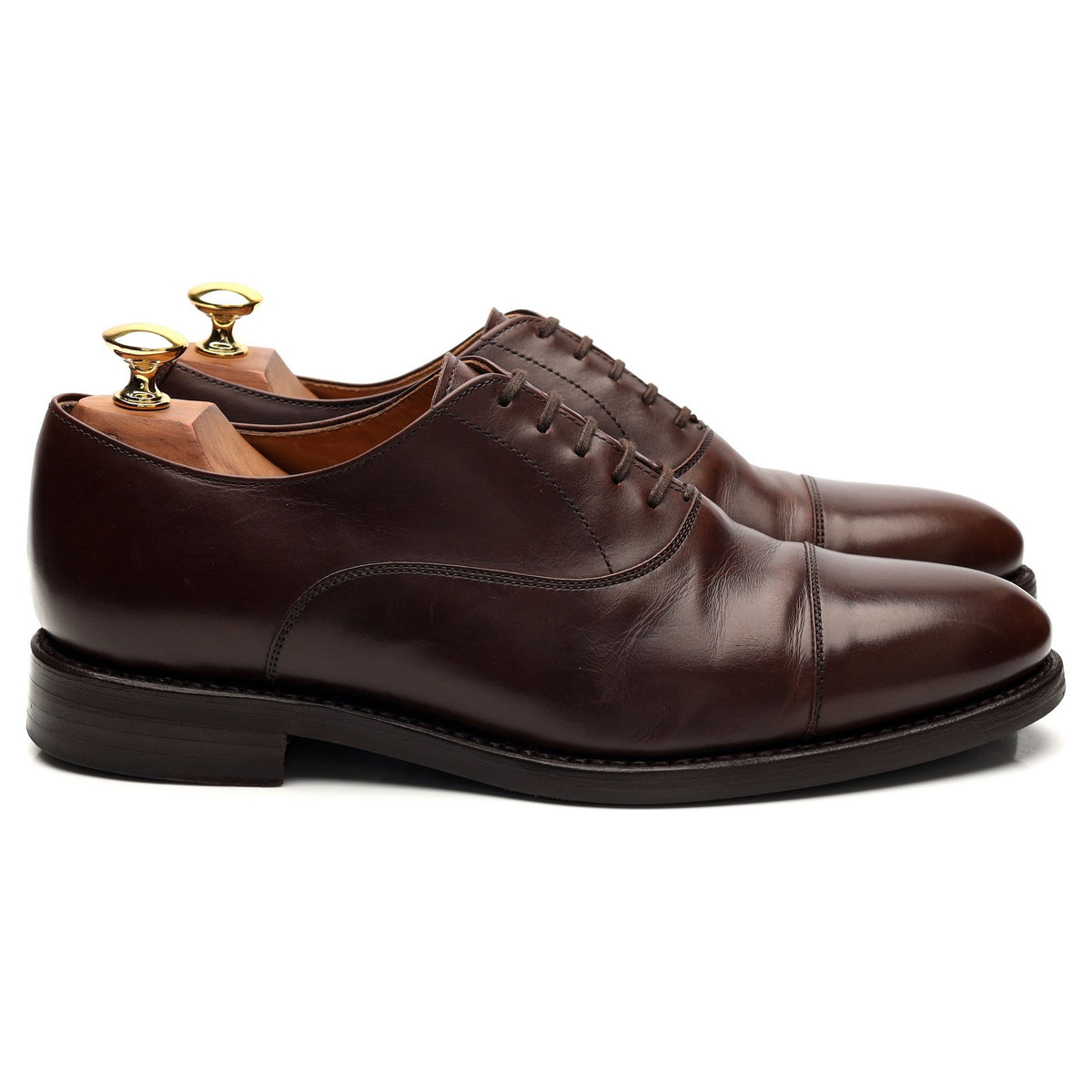 &#39;4311&#39; Dark Brown Leather Oxford UK 6.5