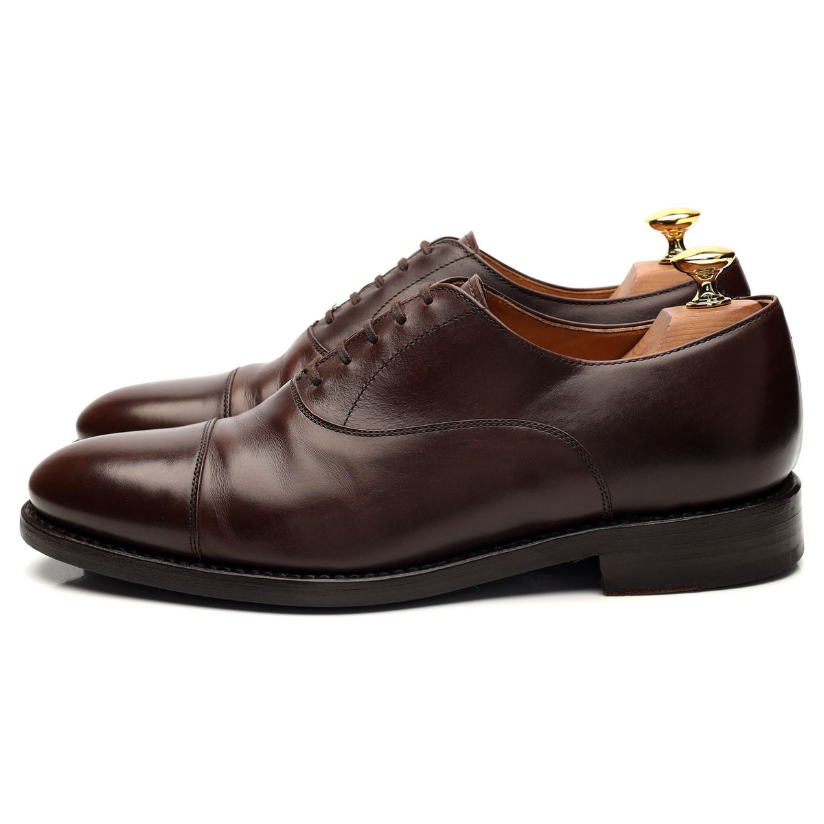 &#39;4311&#39; Dark Brown Leather Oxford UK 6.5