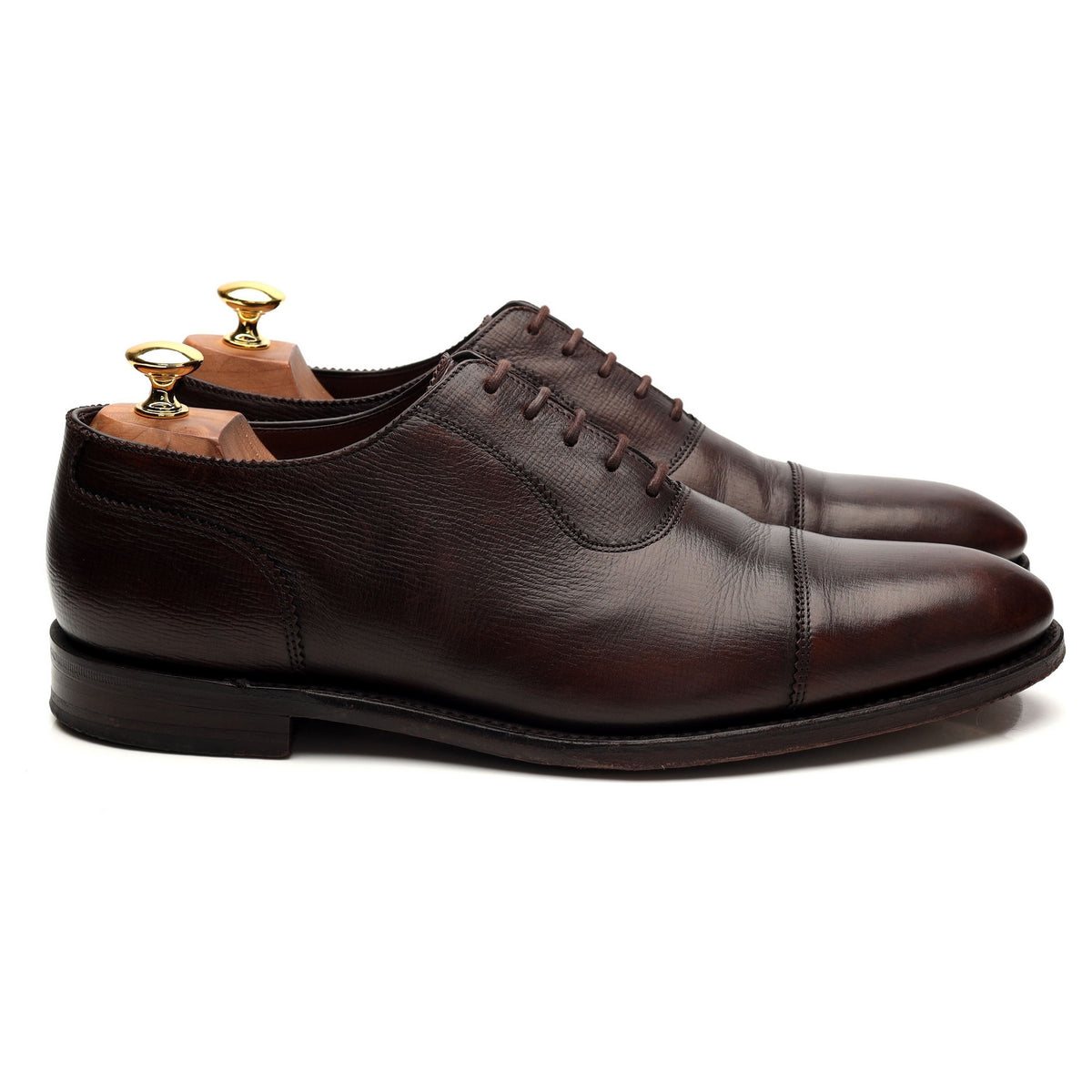 1880 Legacy &#39;Evans&#39; Dark Brown Leather Oxford UK 9.5 F