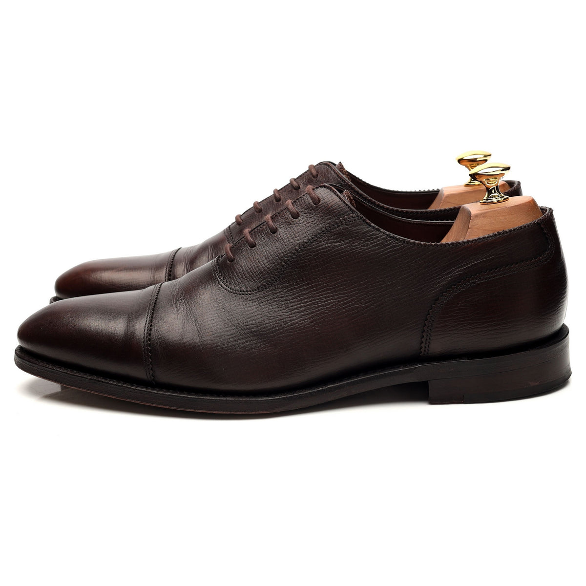 1880 Legacy &#39;Evans&#39; Dark Brown Leather Oxford UK 9.5 F