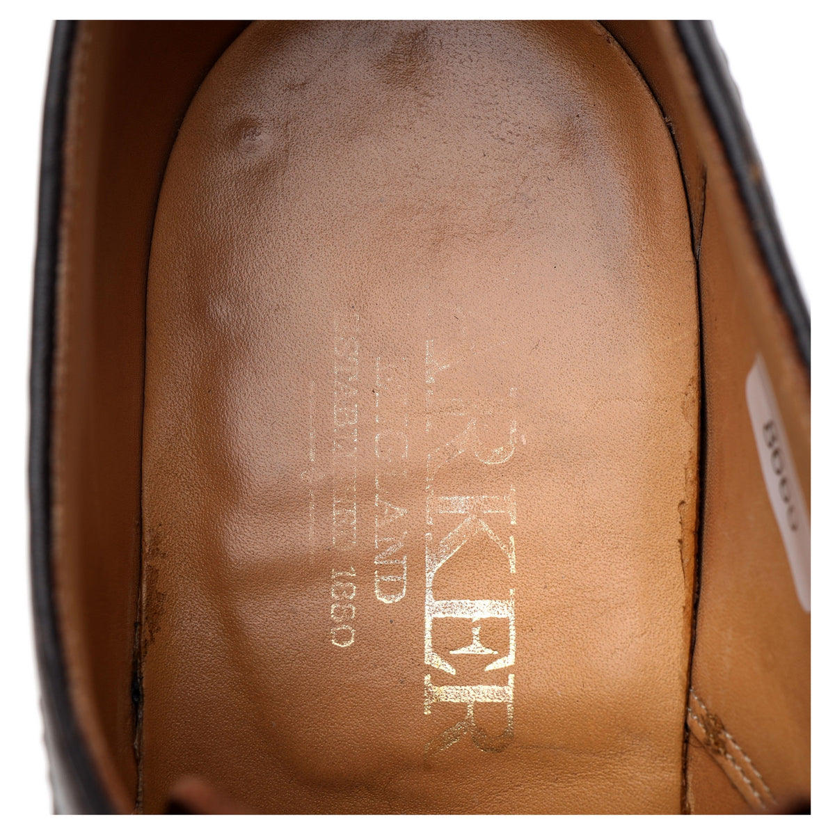 &#39;Skye&#39; Dark Brown Grain Leather Derby UK 8 F