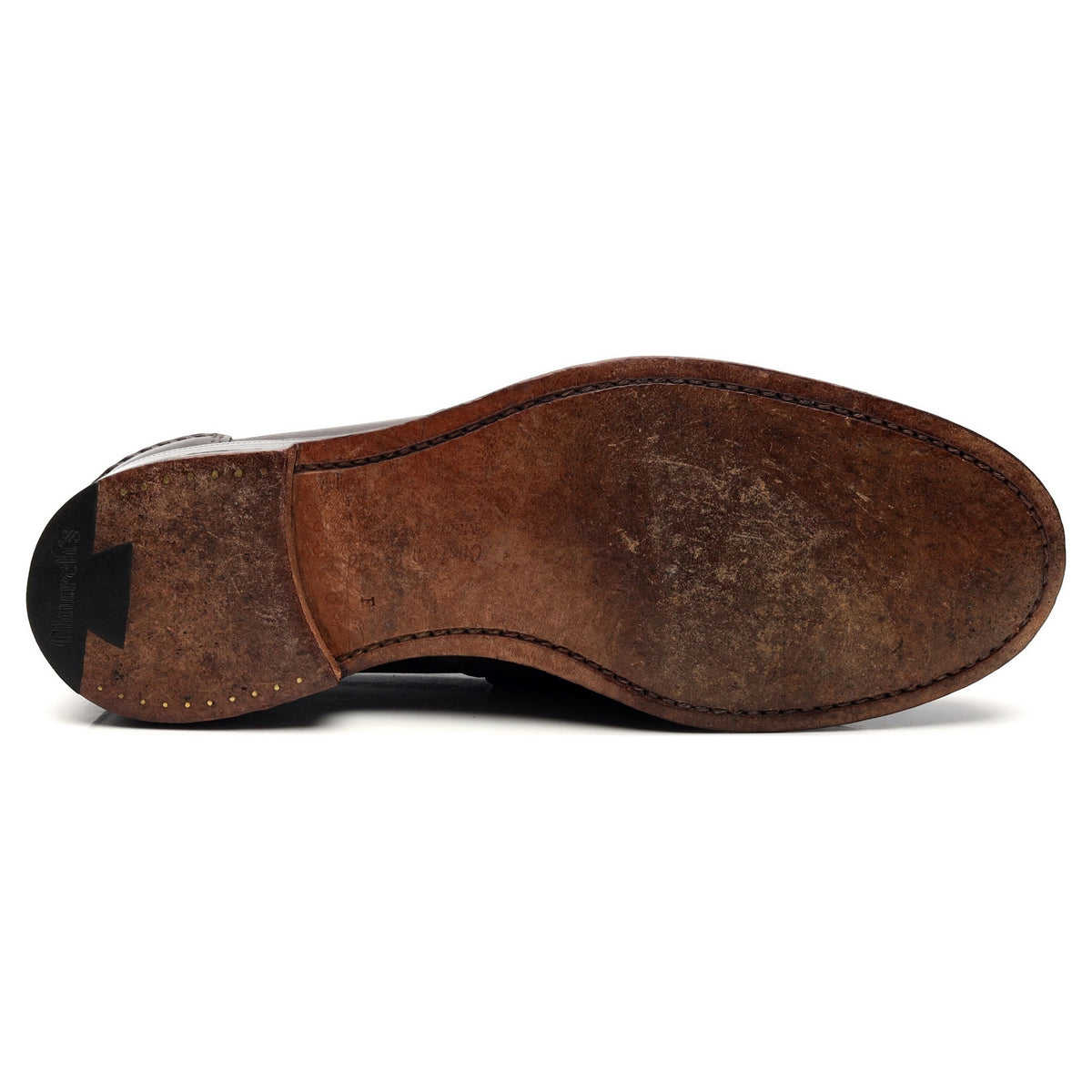 &#39;Pembrey&#39; Dark Brown Leather Loafers UK 7 F