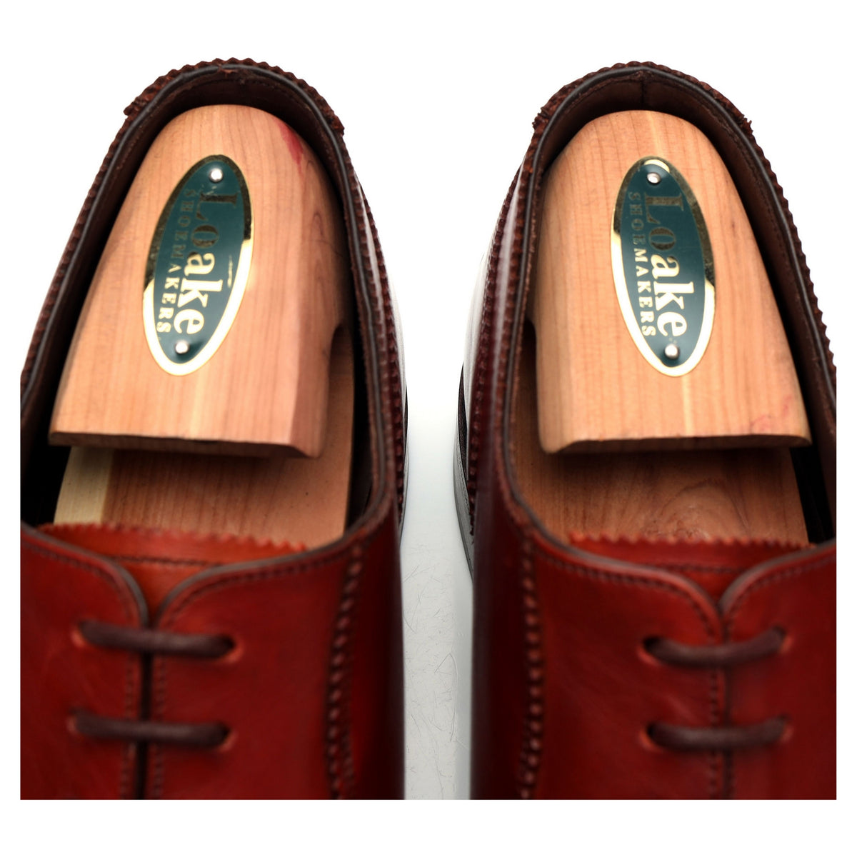 1880 Legacy &#39;Evans&#39; Red Brown Leather Oxford UK 9 F