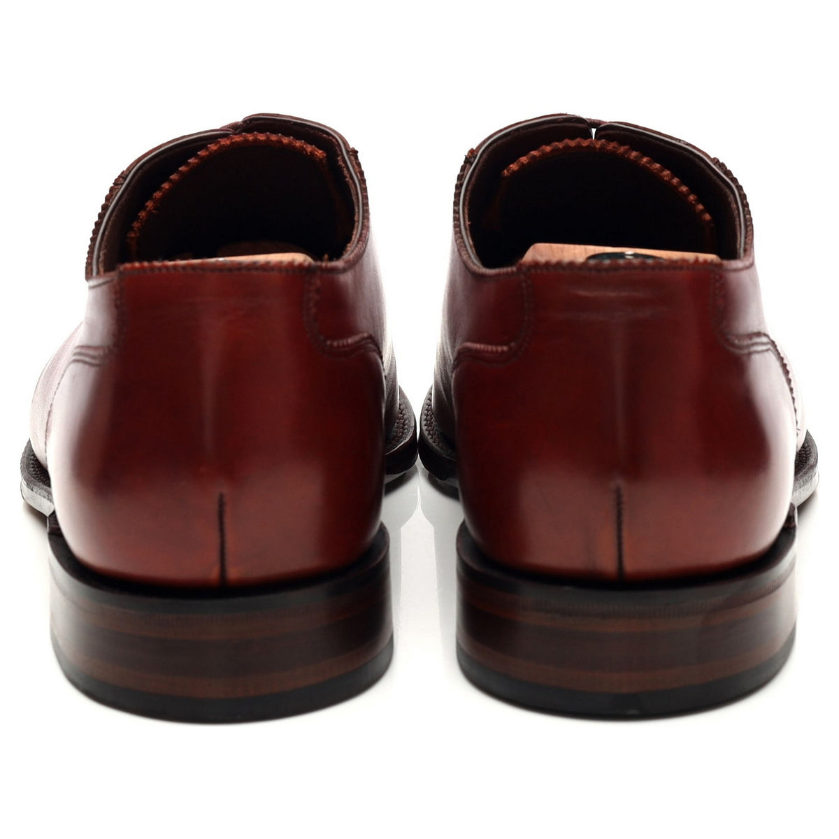 1880 Legacy &#39;Evans&#39; Red Brown Leather Oxford UK 9 F