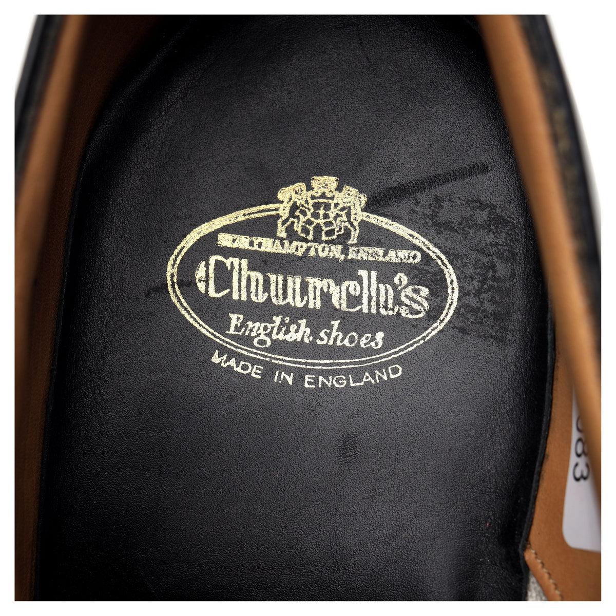 &#39;Munich&#39; Black Leather Oxford Brogue UK 7 F